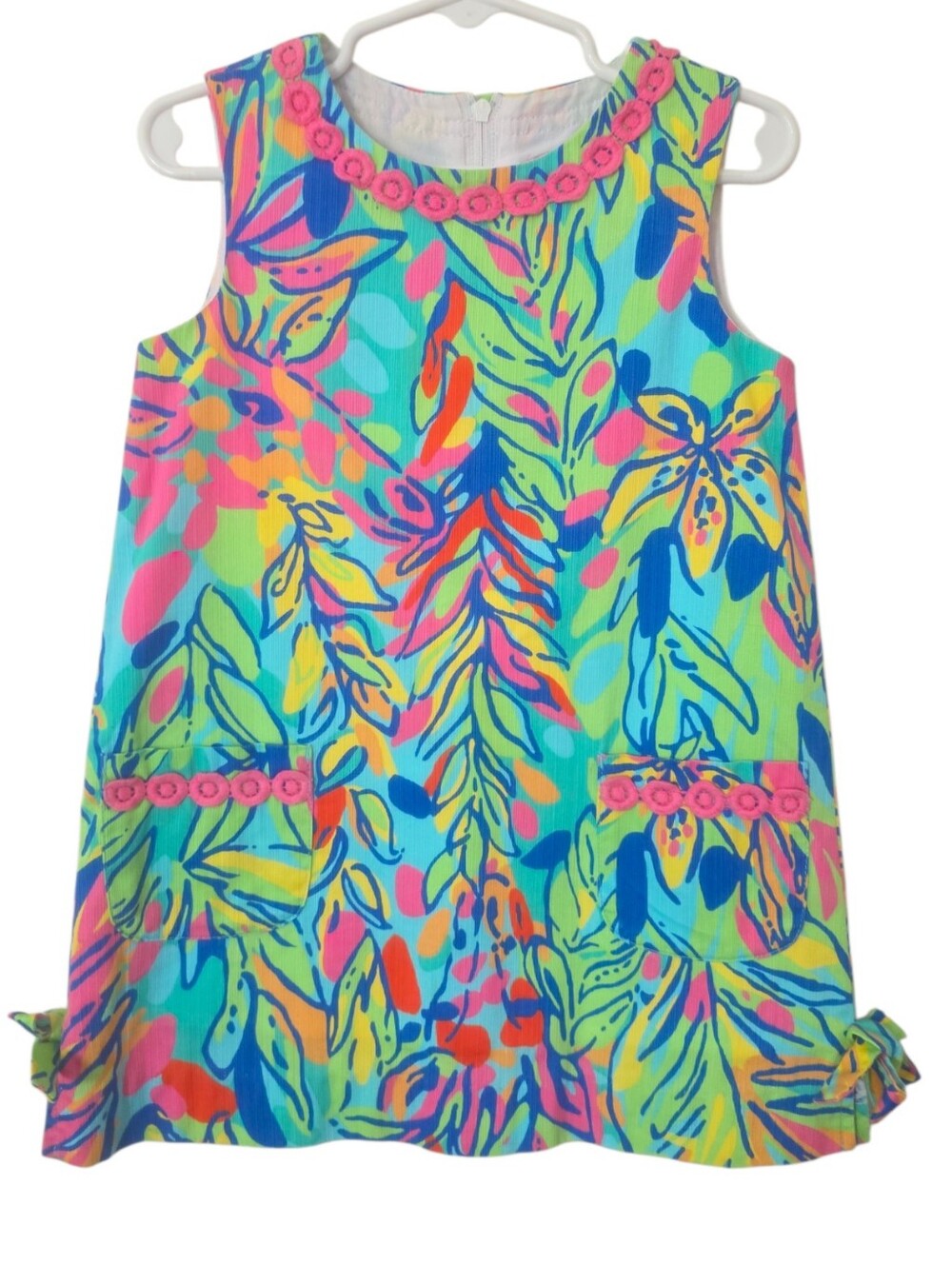 Lilly Pulitzer Girl's Dress Sundress Shift Giraffe Size 4